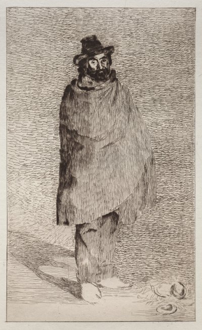 哲学家》（蚀刻版画和干点画法） 作者 爱德华·马奈