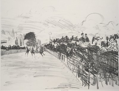 The Races Les Courses, 1865-72, 1884年出版。 作者 爱德华·马奈