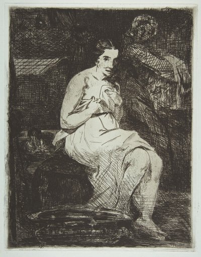 淡香水，1861-62年。 作者 爱德华·马奈