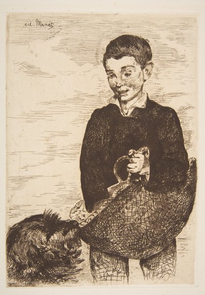 Urchin，1861-62年。 作者 爱德华·马奈