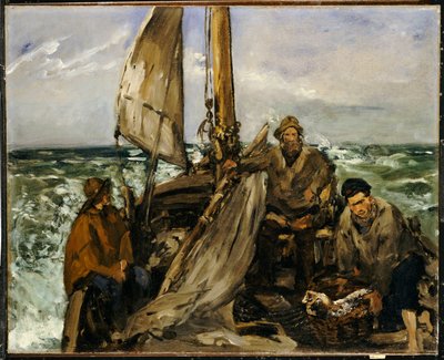 海上工人，1873年 作者 爱德华·马奈