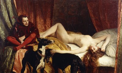 小丑Le Bouffon，1868年 作者 爱德华·西奥菲勒·布兰查德