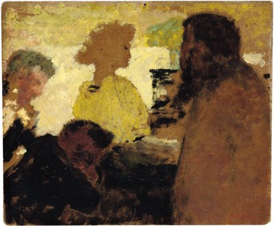 约于1896年在钢琴上 作者 Edouard Vuillard
