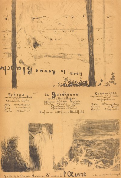 Frères, La Gardienne, Créanciers, 1894。 作者 爱德华·维拉德