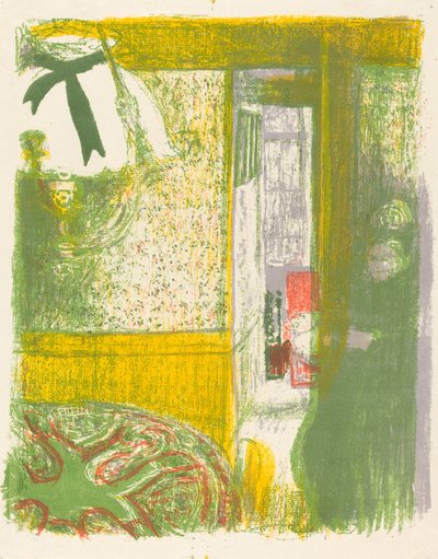 带吊灯的内饰 Interieur a la suspension, 1899年。 作者 爱德华·维拉德