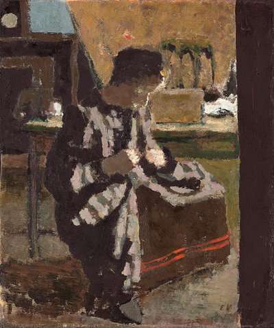 La Couture，约 1893 年（铺在纸上的油纸） 作者 爱德华·维拉德