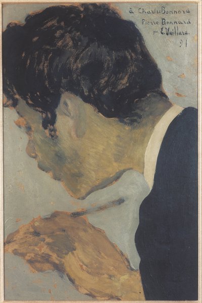 Pierre Bonnard肖像1867-1947，1891年 作者 爱德华·维拉德