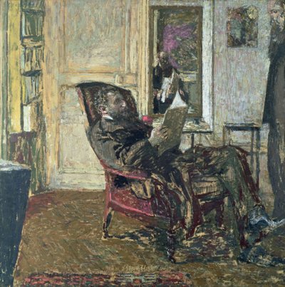 Thadee Natanson（1868-1952）1907-08的肖像 作者 爱德华·维拉德