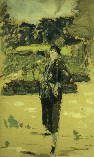 黑色礼服；黑色礼服，1920年 作者 爱德华·维拉德