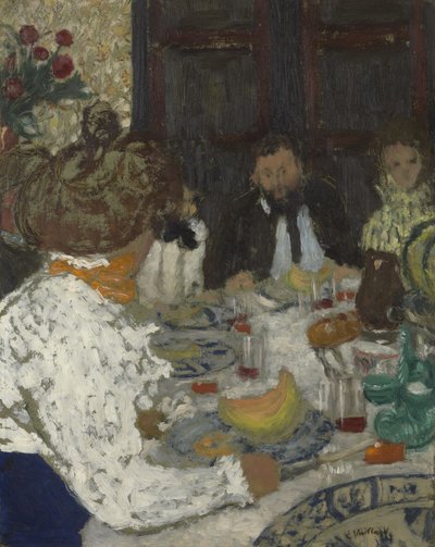 午餐会，c.1895 作者 爱德华·维拉德