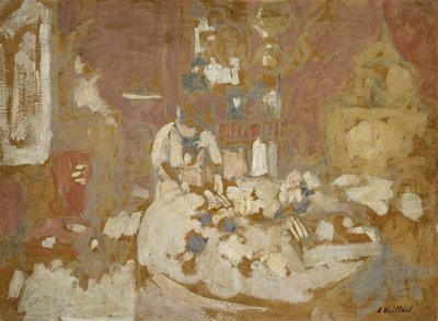 桌子（纸板油画） 作者 爱德华·维拉德