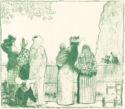 杜伊勒里花园，1895年。 作者 爱德华·维拉德