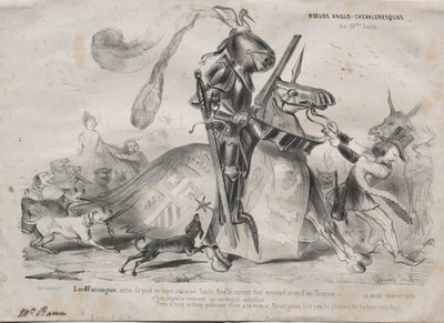 Moeurs Anglo-chevaleresques, 1839. 作者 爱德华·德·N___