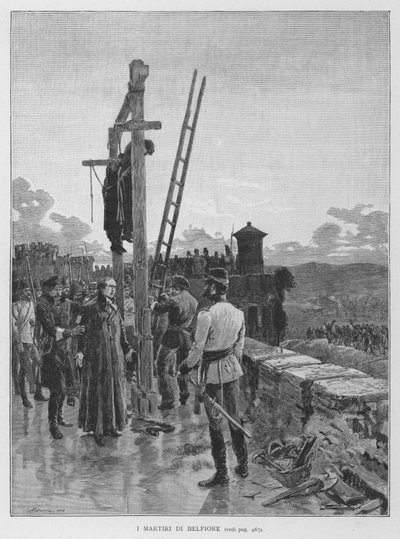 贝尔菲奥雷的殉道者（雕版画 作者 爱德华多·马塔尼亚