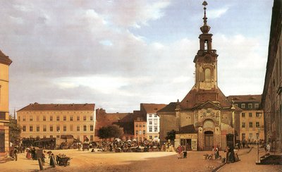 俄语："柏林的施皮特尔马克特"
德语： Spittelmarkt 作者 约翰·菲利普·爱德华·盖特纳