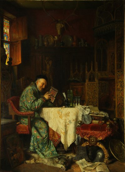收藏家》，1880年 作者 Eduard Gruetzner von