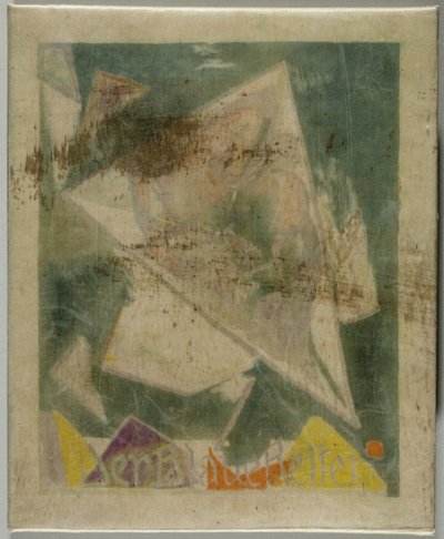 为年鉴《Der Blaue Reiter》设计封面 作者 爱德华·席曼