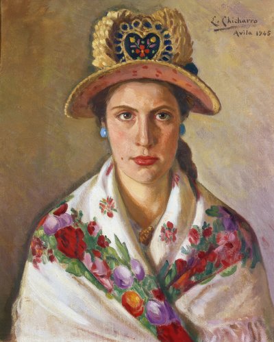 来自阿维拉的女人 作者 Eduardo Chicharro y Agüera