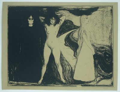 女人的三个阶段（原标题）
女人（狮身人面像）（原标题） 作者 爱德华·蒙克