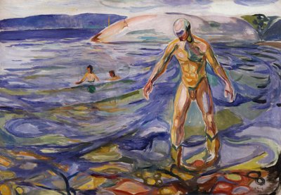 洗澡的人 作者 Edvard Munch
