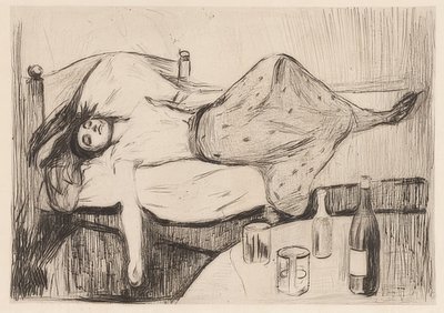 第二天。 1894年 作者 Edvard Munch