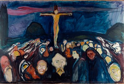 Edvard Munch (1863-1944) 1900 年的各各他绘画（布面油画） 作者 爱德华·蒙克