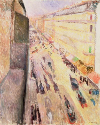 Rue de Rivoli，1891年 作者 爱德华·蒙克