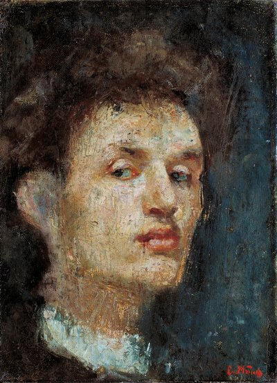 自画像 作者 Edvard Munch