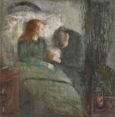 The Sick Child 作者 爱德华·蒙克