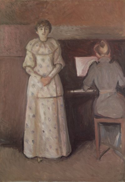 The Two Sisters, Ragnhild and Dagny Juel 作者 爱德华·蒙克