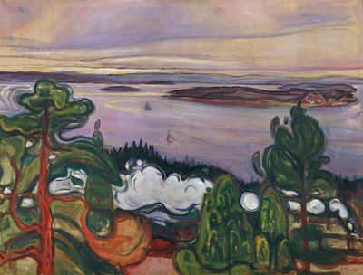 火车烟雾 作者 Edvard Munch