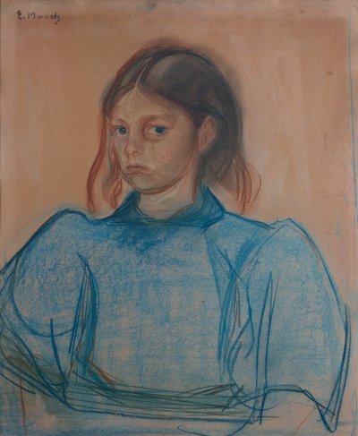 绿衣少女 作者 爱德华·蒙克