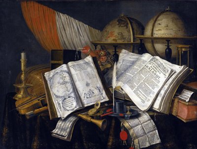 Vanitas Still Life par Edwaert Collier (1642-1708) 作者 Edwaert Colyer或Collier