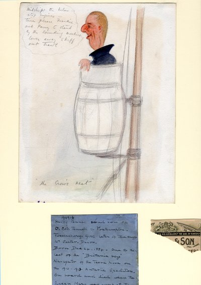 Henry Pennell，1910-12（wc＆paper on paper） 作者 爱德华·阿德里安·威尔逊