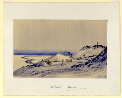 Hut Point，1911年（纸上写着） 作者 爱德华·阿德里安·威尔逊
