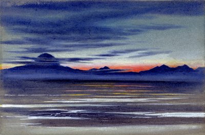 一张海的视图，1901-04（纸上的wc） 作者 爱德华·阿德里安·威尔逊