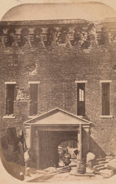 萨姆特堡的撤离，1861年4月。 作者 爱德华·安东尼
