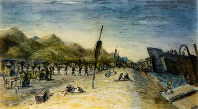入侵意大利》，1944年。 作者 爱德华·阿迪佐内