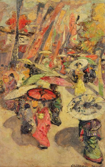 东京街景 作者 爱德华·阿特金森·霍内尔