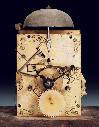 女王安妮女王长时钟的细节，没有。 463 作者 爱德华·邦格