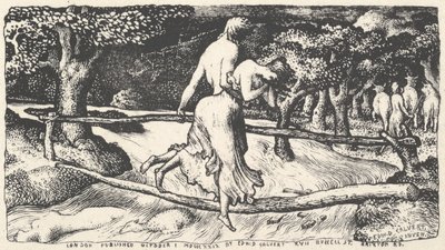 洪水》，1829年。 作者 爱德华·卡尔弗特