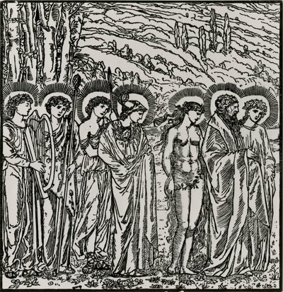 进入诸神之中 作者 爱德华·科利（之后）伯恩·琼斯（Burne Jones）