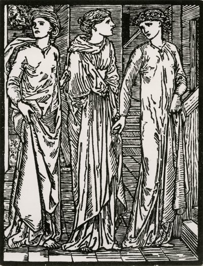 姐妹们的第一次来 作者 爱德华·科利（之后）伯恩·琼斯（Burne Jones）