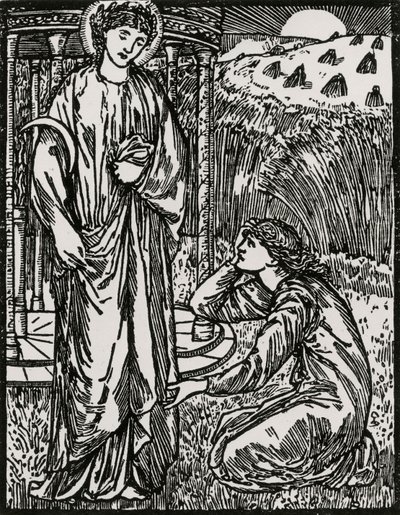 普赛克和谷神星 作者 爱德华·科利（之后）伯恩·琼斯（Burne Jones）