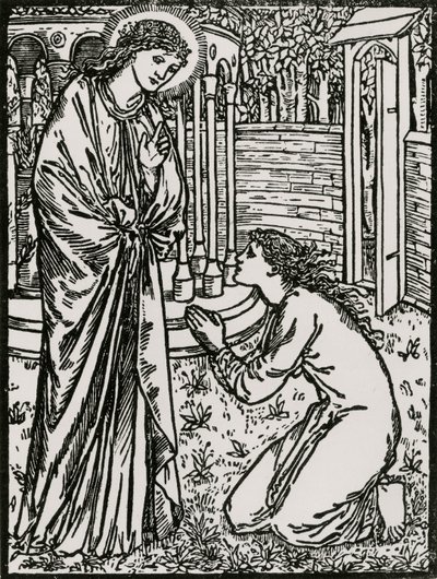 赛琪与朱诺 作者 爱德华·科利（之后）伯恩·琼斯（Burne Jones）