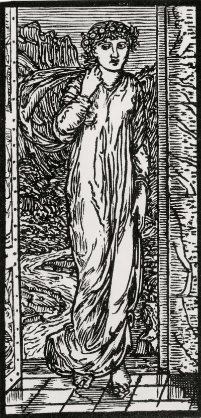花园里的心灵 作者 爱德华·科利（之后）伯恩·琼斯（Burne Jones）