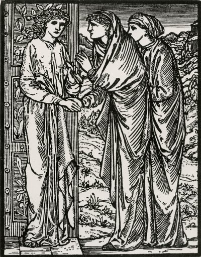 第二次访问 作者 爱德华·科利（之后）伯恩·琼斯（Burne Jones）