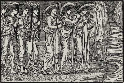 上山的游行 作者 爱德华·科利（之后）伯恩·琼斯（Burne Jones）