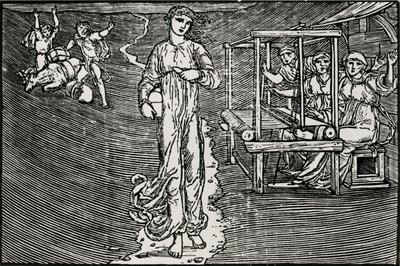 织女 作者 爱德华·科利（之后）伯恩·琼斯（Burne Jones）