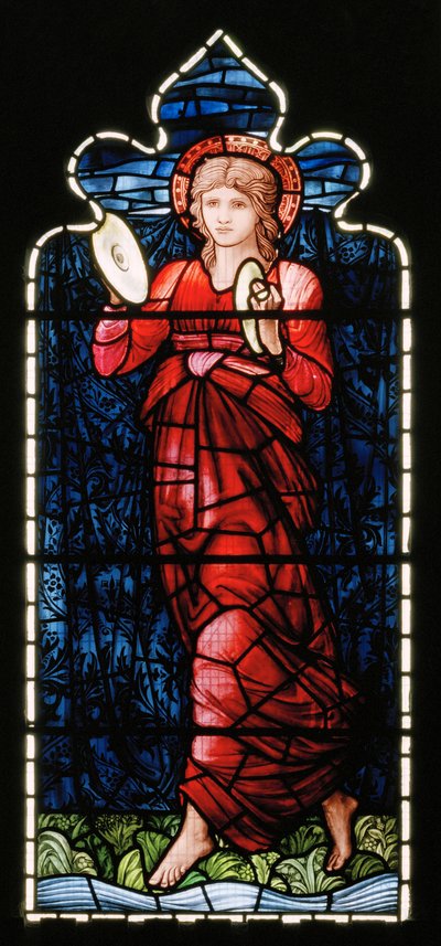 Ashton Under Lyne，Albion Congregational Church，Morris＆Co.，Edward Burne-Jones，Miriam，1896 作者 爱德华·伯恩·琼斯